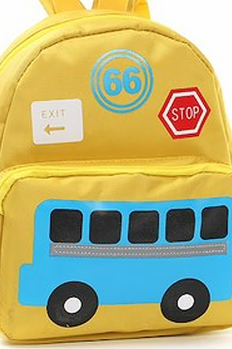 Детска раница BUSCHOOL YELLOW, Цвят: жълт, IVET.BG - Твоят онлайн бутик.