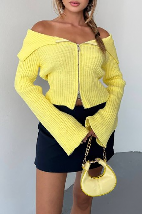 Жилетка TREMORDA YELLOW, Цвят: жълт, IVET.BG - Твоят онлайн бутик.