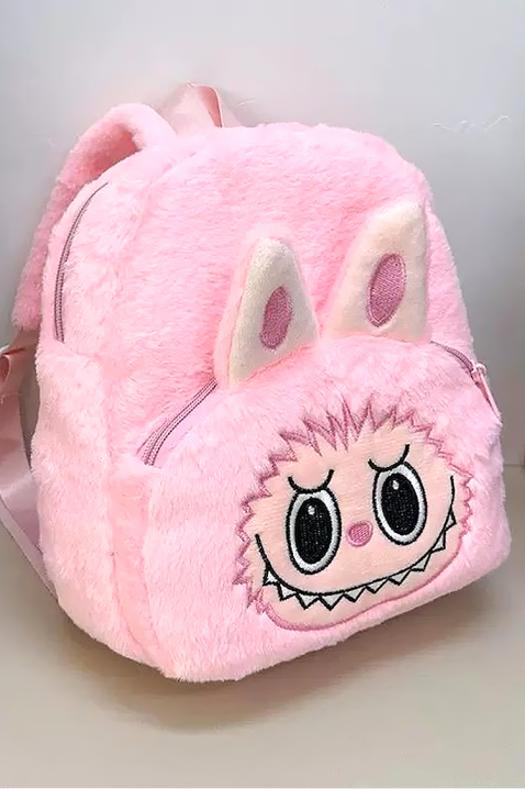 Детска раница 3D LABUBU SMILE, Цвят: розов, IVET.BG - Твоят онлайн бутик.