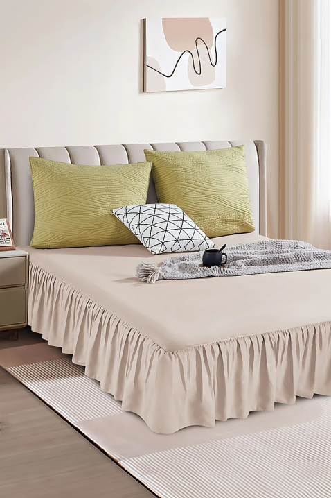 Покривало за легло BENJILFA BEIGE 200х220 cm, Цвят: беж, IVET.BG - Твоят онлайн бутик.