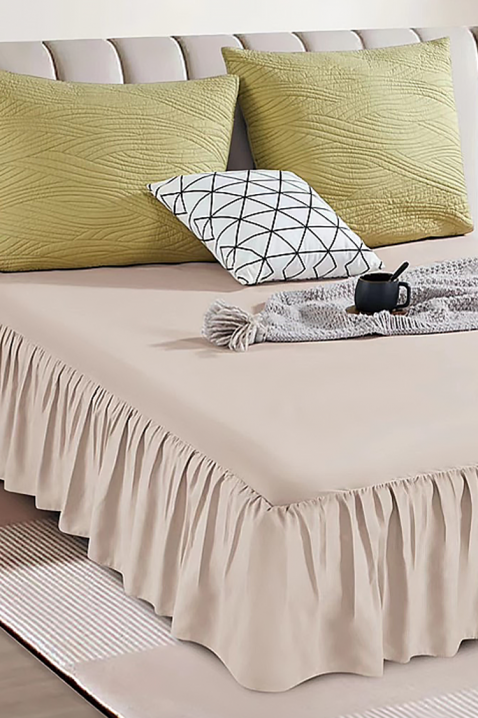 Покривало за легло BENJILFA BEIGE 200х220 cm, Цвят: беж, IVET.BG - Твоят онлайн бутик.