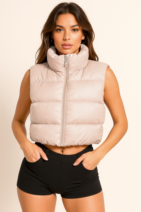 Елек GRODINA BEIGE, Цвят: беж, IVET.BG - Твоят онлайн бутик.