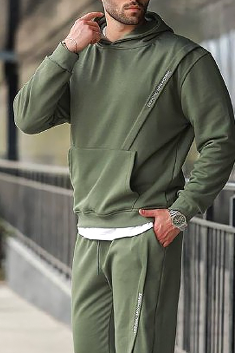Мъжки комплект RODIZO KHAKI, Цвят: каки, IVET.BG - Твоят онлайн бутик.