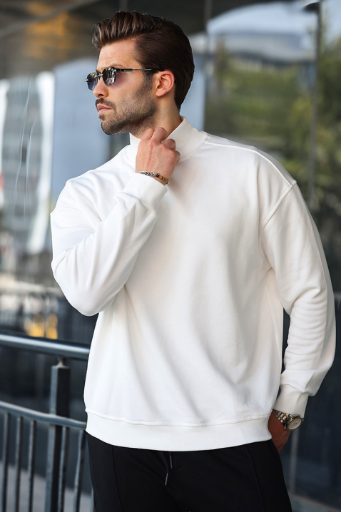 Мъжка блуза TOLIRO WHITE, Цвят: бял, IVET.BG - Твоят онлайн бутик.