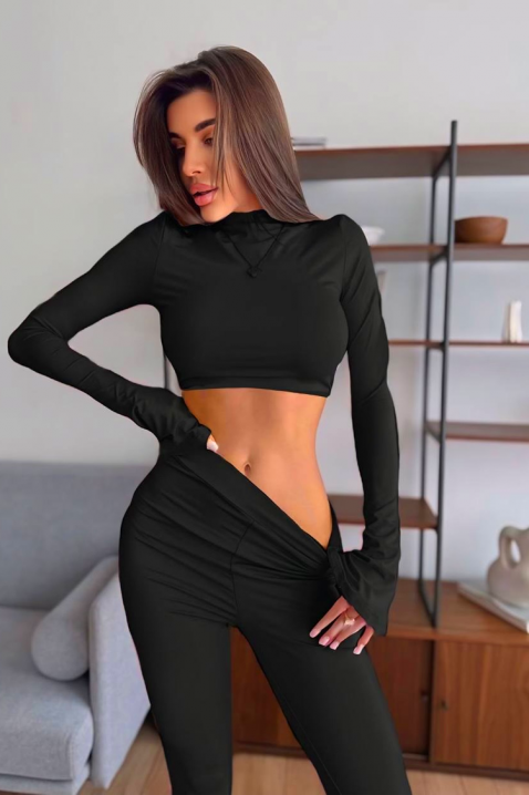 Спортен комплект CHOINZA BLACK, Цвят: черен, IVET.BG - Твоят онлайн бутик.