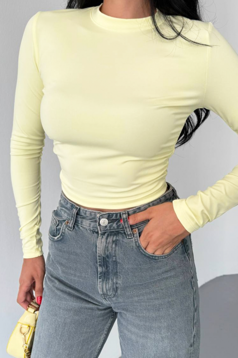 Дамска блуза GLAVONZA YELLOW, Цвят: жълт, IVET.BG - Твоят онлайн бутик.