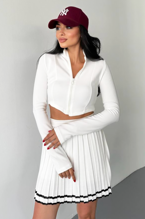 Дамска блуза ZLAMONZA WHITE, Цвят: бял, IVET.BG - Твоят онлайн бутик.