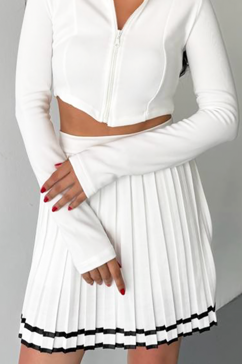 Дамска блуза ZLAMONZA WHITE, Цвят: бял, IVET.BG - Твоят онлайн бутик.