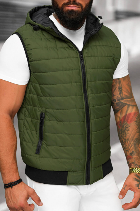 Мъжки елек BETRICK GREEN, Цвят: зелен, IVET.BG - Твоят онлайн бутик.