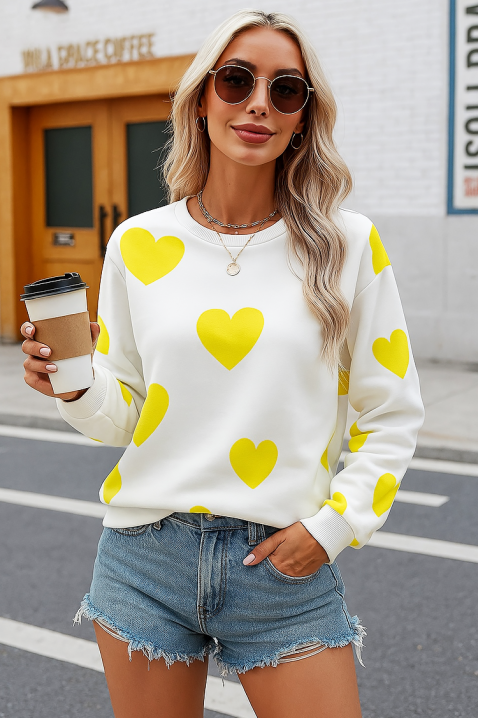 Дамска блуза REMUNFA YELLOW, Цвят: жълт, IVET.BG - Твоят онлайн бутик.