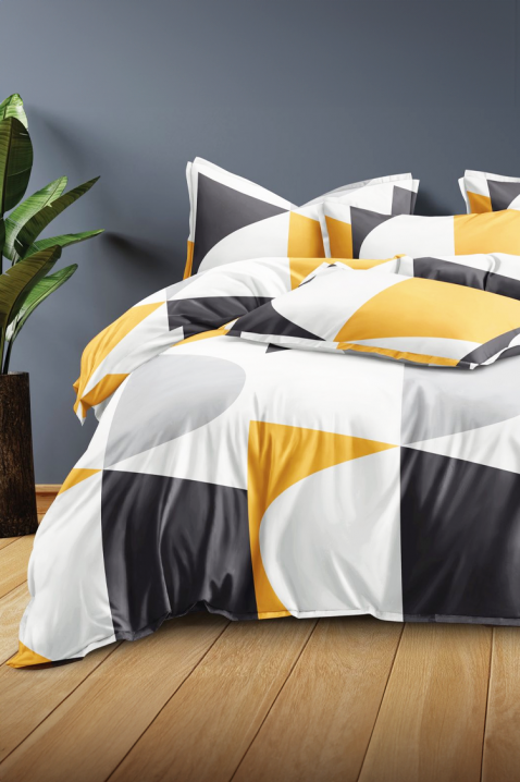 Спален комплект ZERDOLMA 160x200 cm памук - 4 части, Цвят: многоцветен, IVET.BG - Твоят онлайн бутик.