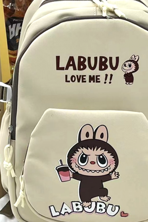 Детска раница LABUBULOVE BEIGE, Цвят: беж, IVET.BG - Твоят онлайн бутик.