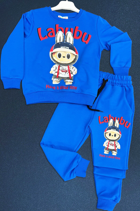 Детски комплект LABUBU KIDDO, Цвят: син, IVET.BG - Твоят онлайн бутик.