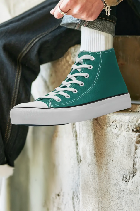 Детски кецове BONVERSO GREEN, Цвят: зелен, IVET.BG - Твоят онлайн бутик.