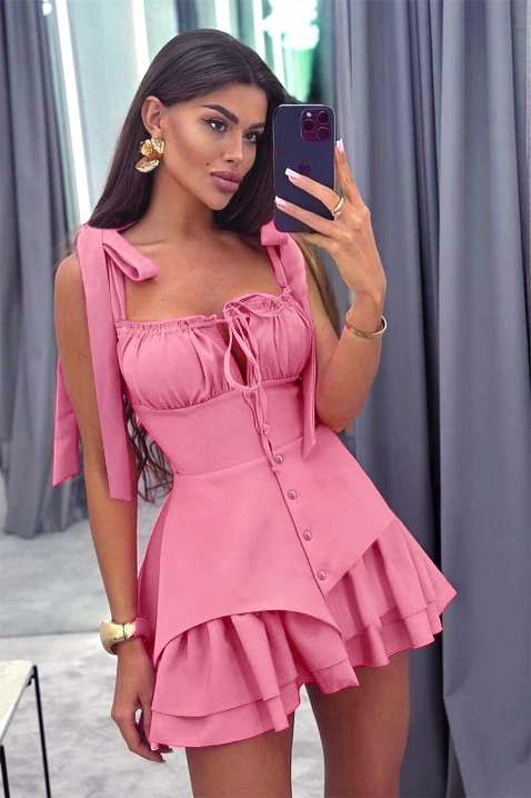 Рокля AZALINZA PINK, Цвят: розов, IVET.BG - Твоят онлайн бутик.