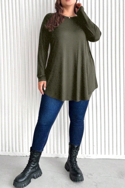 Туника TRUNELFA KHAKI, Цвят: каки, IVET.BG - Твоят онлайн бутик.