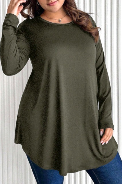 Туника TRUNELFA KHAKI, Цвят: каки, IVET.BG - Твоят онлайн бутик.