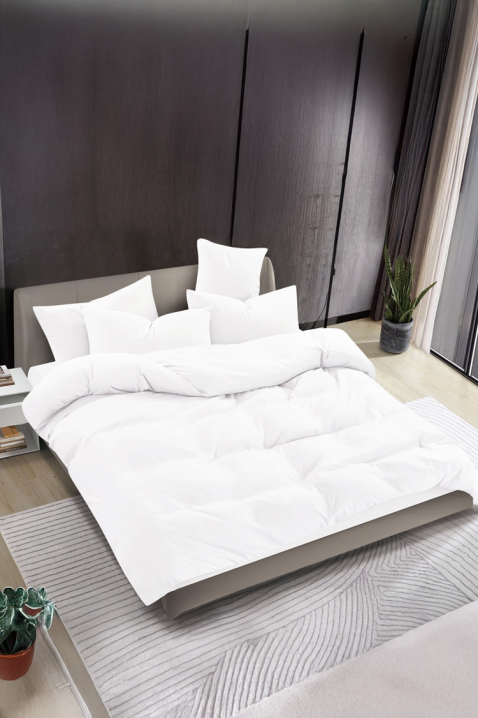 Спален комплект SOLPESA WHITE 160x200 cm памук - 3 части, Цвят: бял, IVET.BG - Твоят онлайн бутик.