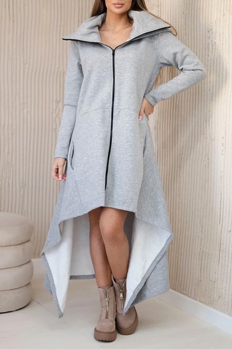 Рокля RENETANA GREY, Цвят: сив, IVET.BG - Твоят онлайн бутик.