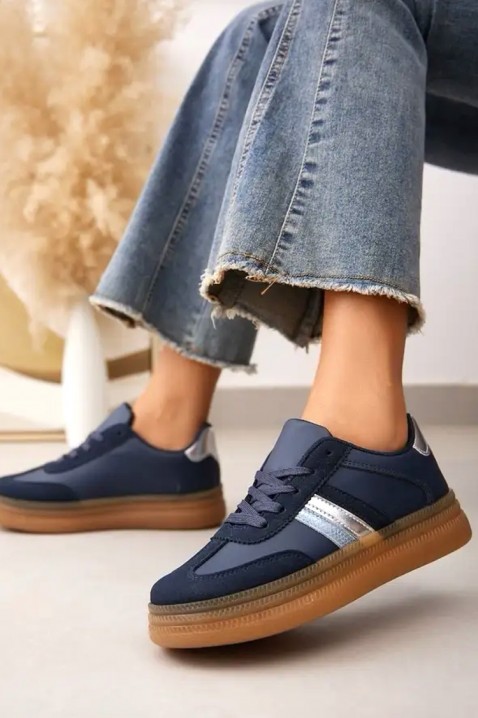 Дамски кецове SIOTERA NAVY, Цвят: тъмносин, IVET.BG - Твоят онлайн бутик.
