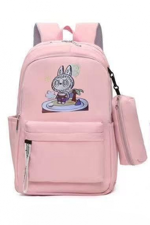 Детска раница LABUBU FELMONDA PINK, Цвят: розов, IVET.BG - Твоят онлайн бутик.