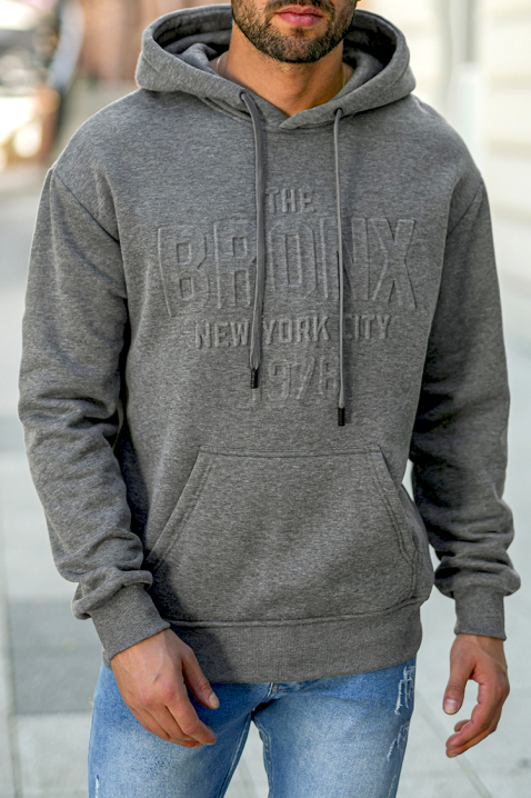 Мъжки суичър BONONTO GREY, Цвят: сив, IVET.BG - Твоят онлайн бутик.