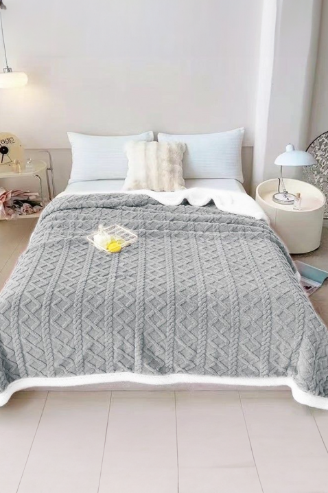 Покривало за легло ERTIOLJA GREY 160х200 cm, Цвят: сив, IVET.BG - Твоят онлайн бутик.