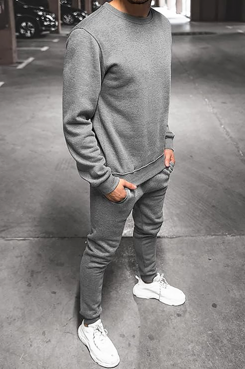 Мъжки спортен комплект FOLMER GREY, Цвят: сив, IVET.BG - Твоят онлайн бутик.