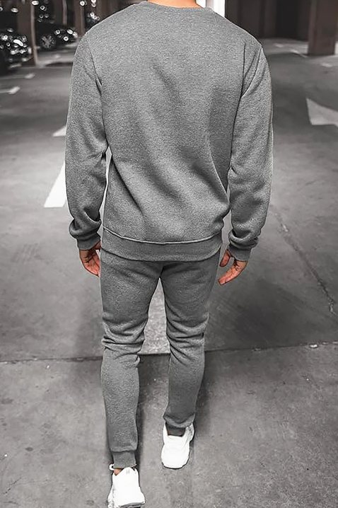 Мъжки спортен комплект FOLMER GREY, Цвят: сив, IVET.BG - Твоят онлайн бутик.