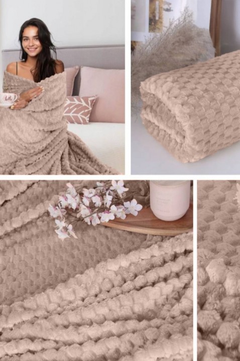 Одеяло BELMONGA BEIGE 160x200 cm, Цвят: беж, IVET.BG - Твоят онлайн бутик.