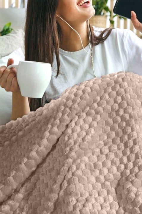 Одеяло BELMONGA BEIGE 160x200 cm, Цвят: беж, IVET.BG - Твоят онлайн бутик.