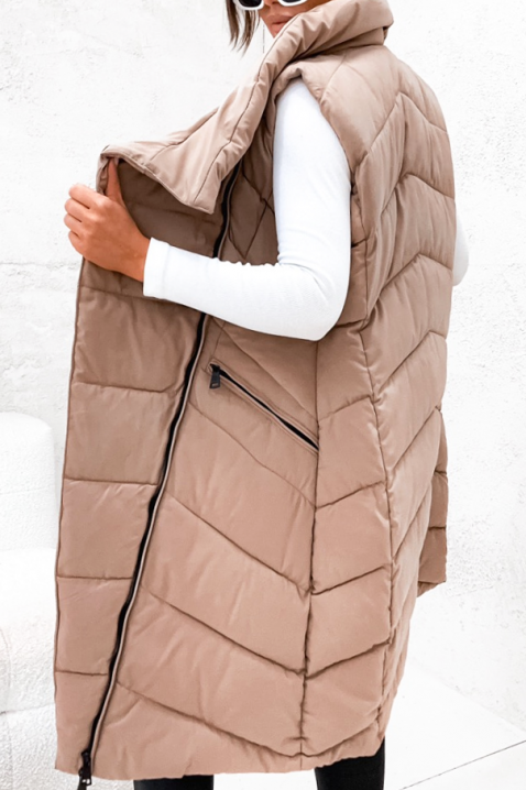 Елек GRENORZA BEIGE, Цвят: беж, IVET.BG - Твоят онлайн бутик.
