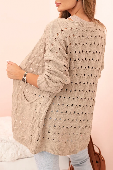 Жилетка NELFORLIA BEIGE, Цвят: беж, IVET.BG - Твоят онлайн бутик.