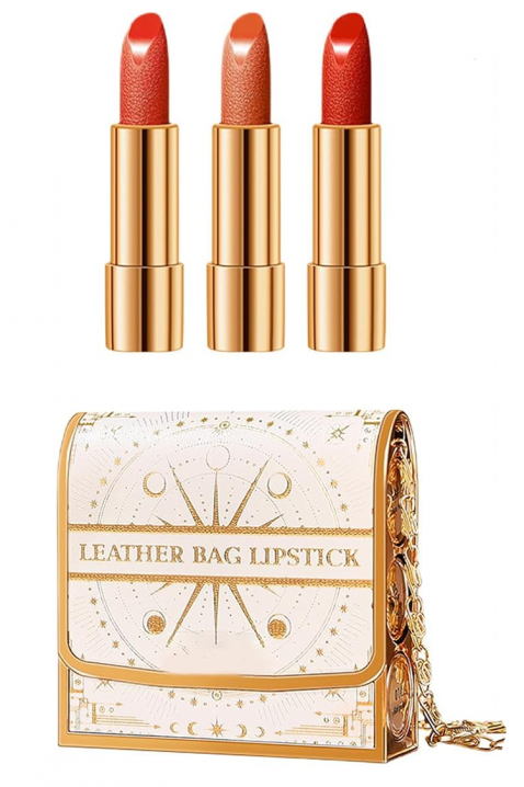 Комплект червила с матов ефект LEATHER BAG LipstickIVET.BG - Твоят онлайн бутик.