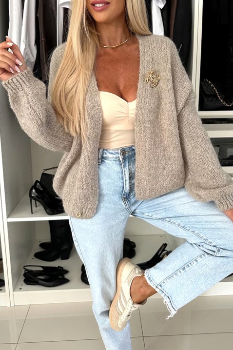 Жилетка VELMENDRIA BEIGE, Цвят: беж, IVET.BG - Твоят онлайн бутик.
