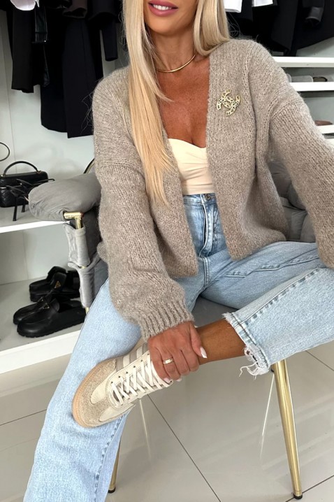 Жилетка VELMENDRIA BEIGE, Цвят: беж, IVET.BG - Твоят онлайн бутик.