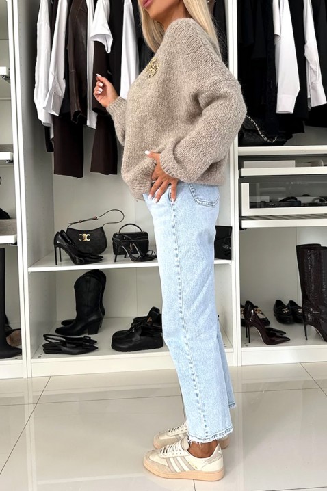 Жилетка VELMENDRIA BEIGE, Цвят: беж, IVET.BG - Твоят онлайн бутик.