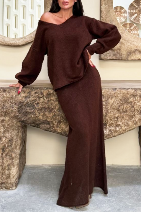Комплект TRENDILANA BROWN, Цвят: кафяв, IVET.BG - Твоят онлайн бутик.