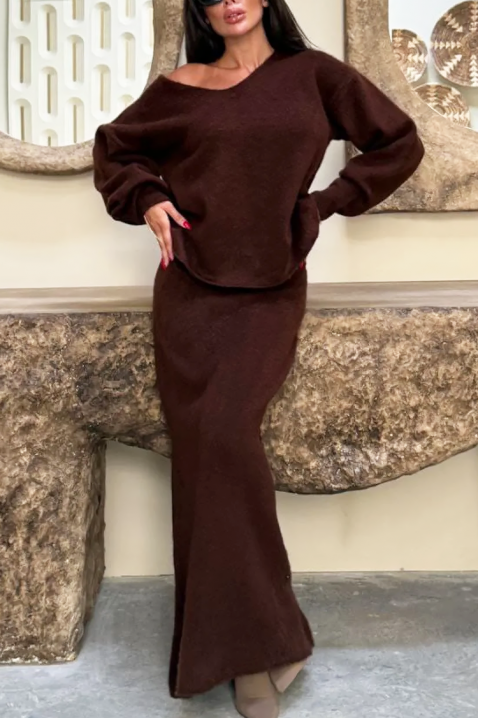 Комплект TRENDILANA BROWN, Цвят: кафяв, IVET.BG - Твоят онлайн бутик.