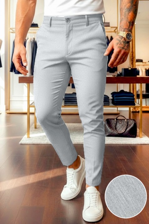Мъжки панталон MEJER LIGHT GREY, Цвят: светлосив, IVET.BG - Твоят онлайн бутик.