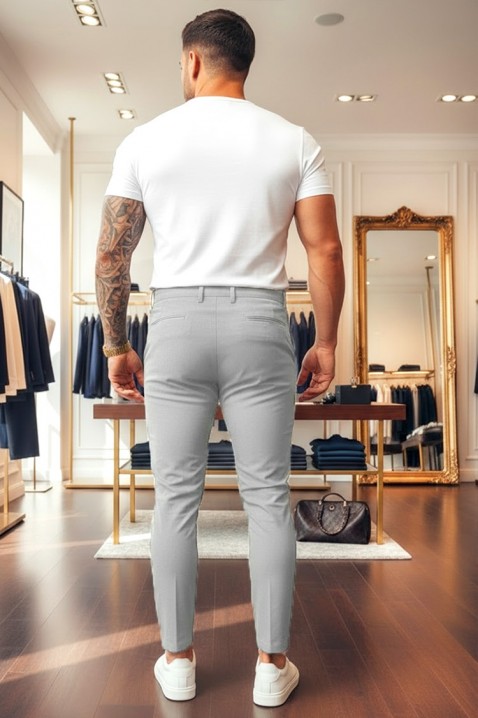 Мъжки панталон MEJER LIGHT GREY, Цвят: светлосив, IVET.BG - Твоят онлайн бутик.