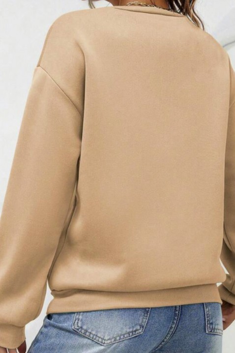Дамска блуза BRENOLZA BEIGE, Цвят: беж, IVET.BG - Твоят онлайн бутик.