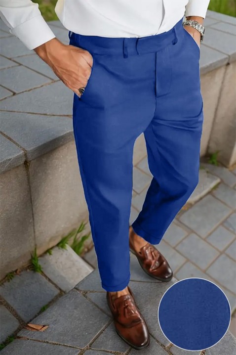 Мъжки панталон JINZO BLUE, Цвят: син, IVET.BG - Твоят онлайн бутик.