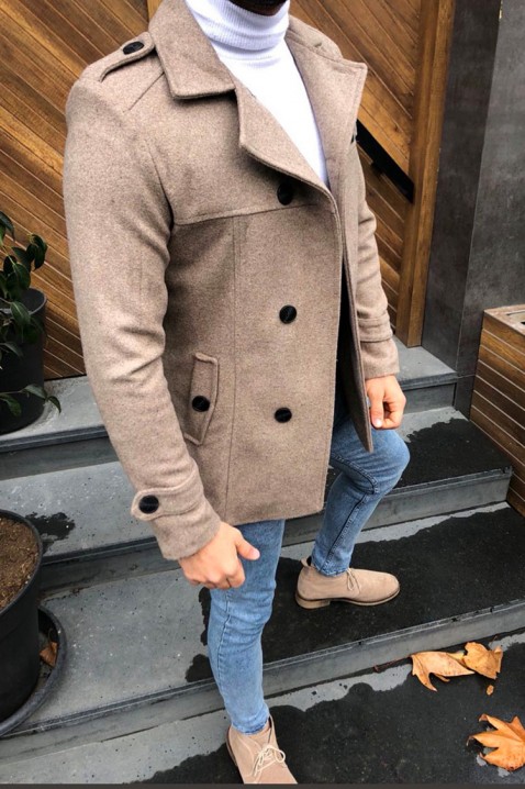 Мъжко палто TORONTO CAMEL, Цвят: светлокафяв, IVET.BG - Твоят онлайн бутик.