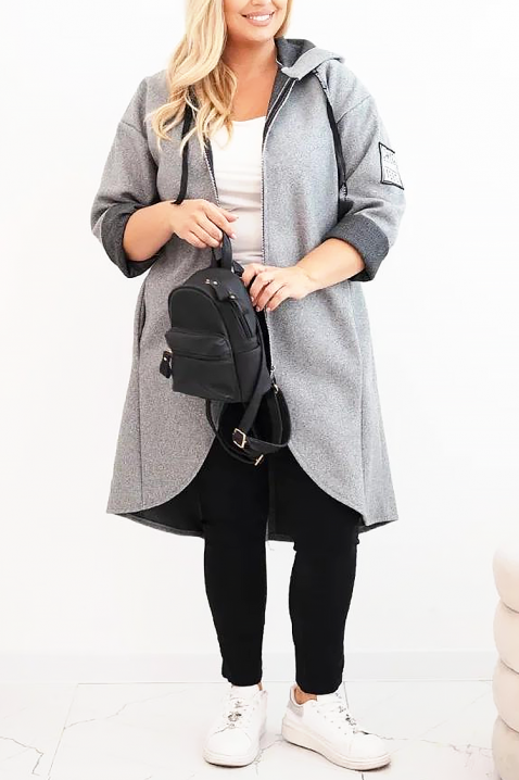 Суичър MAKREZA GREY, Цвят: сив, IVET.BG - Твоят онлайн бутик.