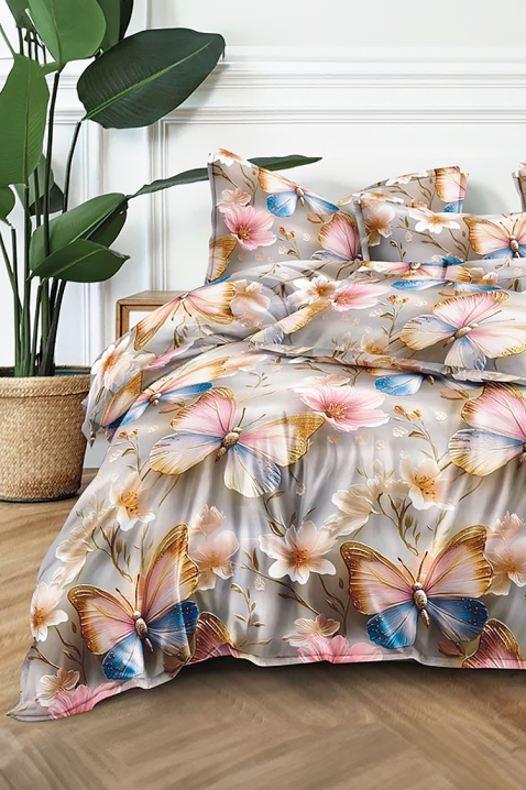 Спален комплект ZEFRIOLGA 200x220 cm памук - 4 части, Цвят: многоцветен, IVET.BG - Твоят онлайн бутик.