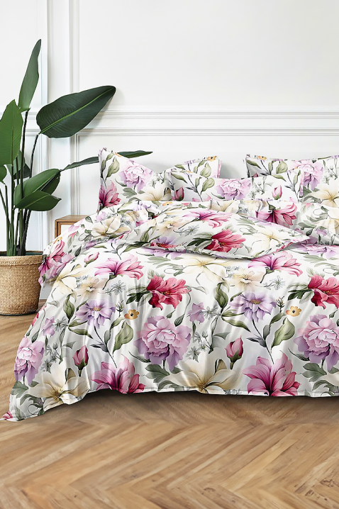 Спален комплект ILOMENFA 200x220 cm памук - 4 части, Цвят: многоцветен, IVET.BG - Твоят онлайн бутик.