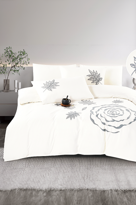 Спален комплект BIOGELNA WHITE 200x220 cm памук - 4 части, Цвят: бял, IVET.BG - Твоят онлайн бутик.