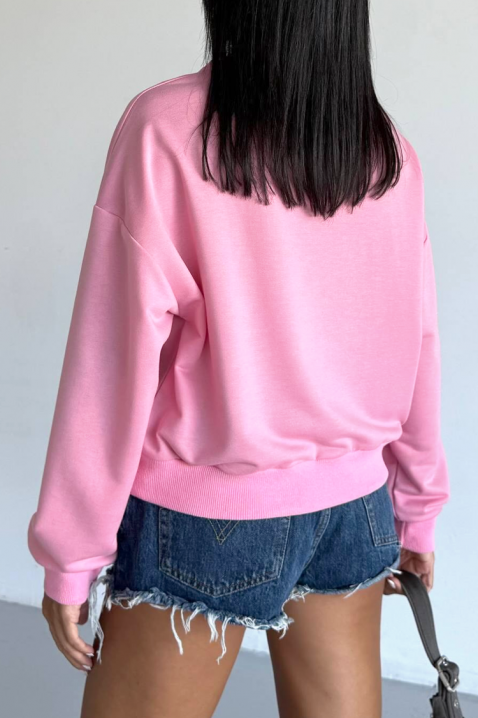 Дамска блуза ADONZA PINK, Цвят: розов, IVET.BG - Твоят онлайн бутик.