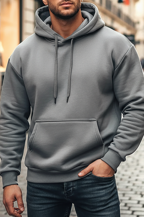 Мъжки суичър REJERO GREY, Цвят: сив, IVET.BG - Твоят онлайн бутик.